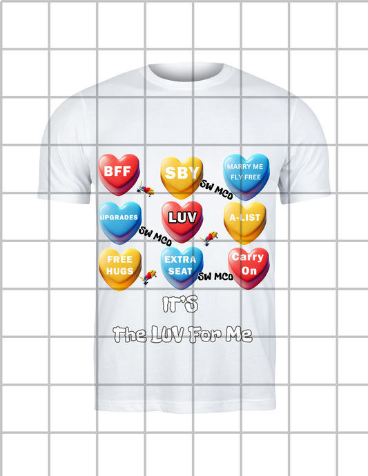 SW It's The LUV For Me Singles (T-shirts)