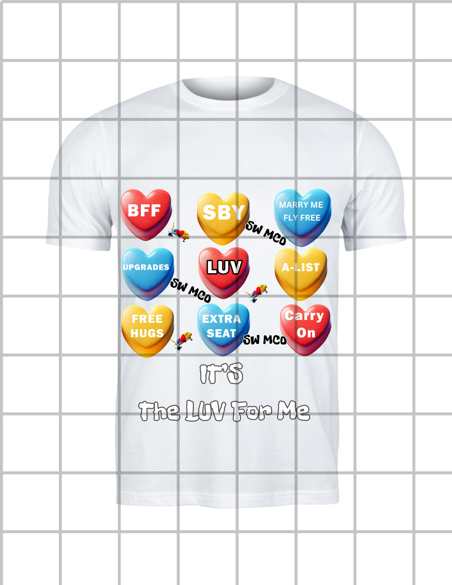 SW It's The LUV For Me Singles (T-shirts)